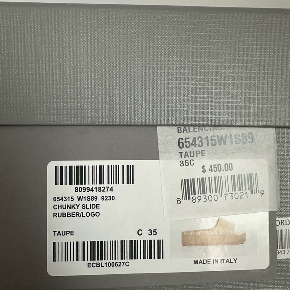 Balenciaga chunky slides- taupe - Picture 9 of 10